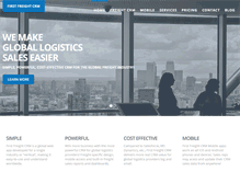 Tablet Screenshot of firstfreight.com